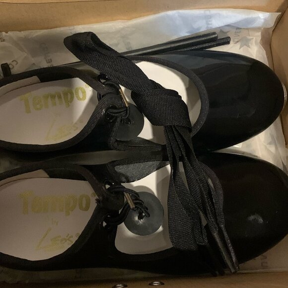 [LIKE NEW] Black Tempo by Leo's Tap Shoes for Toddler 9 1/2 M H7 - Picture 8 of 8